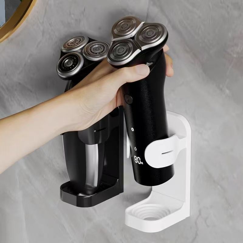Razor Holder Shaver Hook Hanger Stand Self Adhesive Stainless Steel Heavy Duty Utility Storage Hook,Shower Hook for Razor,Bathroom Kitchen Organizer for Plug Robe Towel Loofah Bathrobe Coat