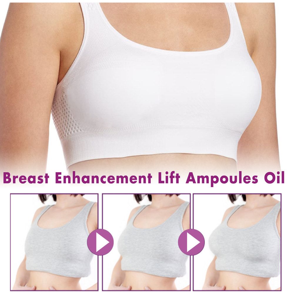 EELHOE Breast Enhancement Lift Ampoules Oil, Fast Firming Plumping Growth Enlargement Massage Boobs Oil Bigger Breast Beauty Body Care Ampoule