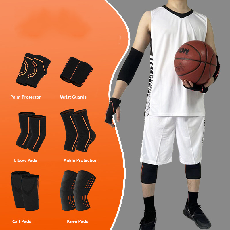 Girls Boy Sports Knee Pads Elbow Pads Wrist Guards Ankle Brace Outdoor Skating Cycling Knee Support Protective Gear