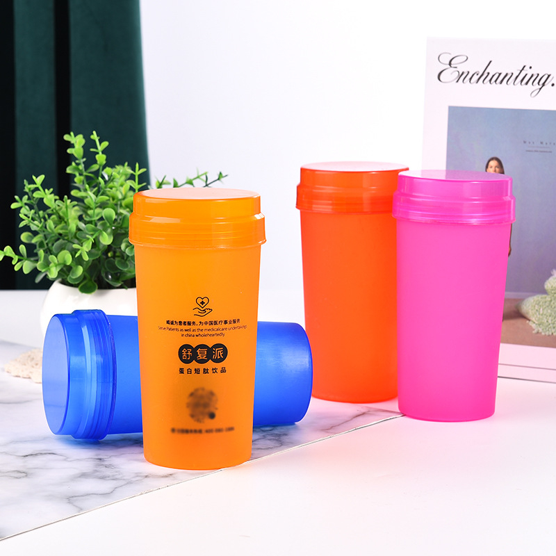Cup water cups rose red blue orange Plastic drinking cup CRRshop free shipping simple water cup plastic cup fall-proof PP transparent juice cup