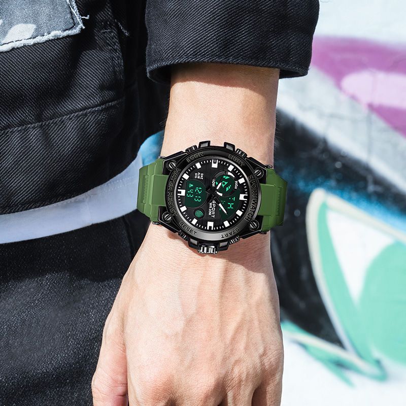 Men's New Steel Alloy Watch Waterproof Sports Watch