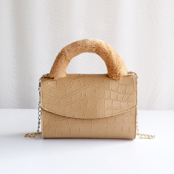 Women Bags Ladies Bag Female Crocodile Pattern Handbag Fashion Solid Color Women Shoulder Bag Brand Tote Plush Handle Wallets