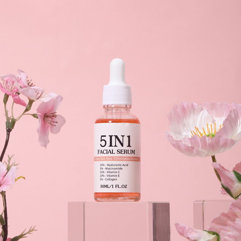 5 in 1 essence moisturizing, hydrating, moisturizing, anti-wrinkle and brightening skin tone
