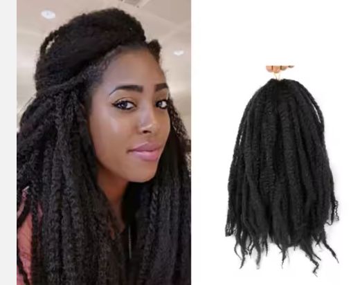 Synthetic Dread lock Twist Crochet Hair For African-Marley Braids Hair Extensions 
