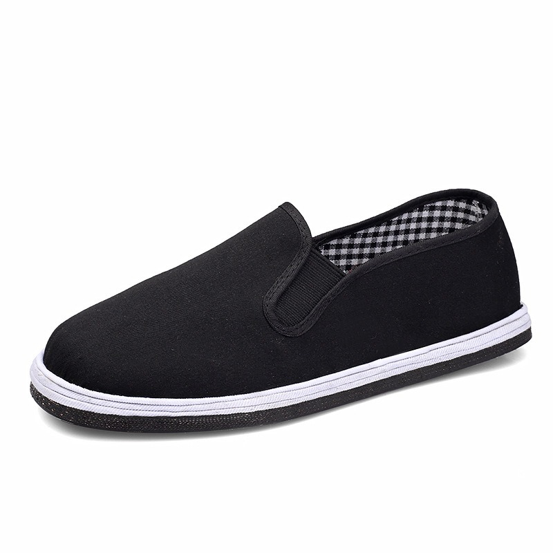 ELO cavans shoes men's casual shoes, thousand layer bottom canvas work shoes, breathable