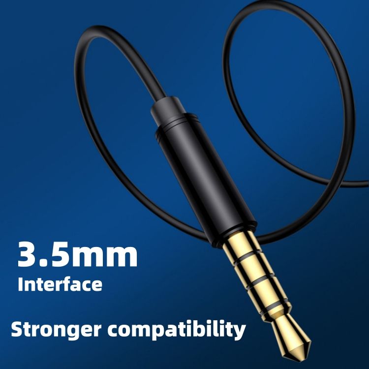 Wired Headset Earphones Quad core deep bass in ear wired headphones With microphone Adjustable tone CRRSHOP High sound quality mobile earphones digital audio video earphones