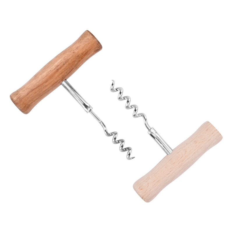 Wood Handle Corkscrew,  Natural
