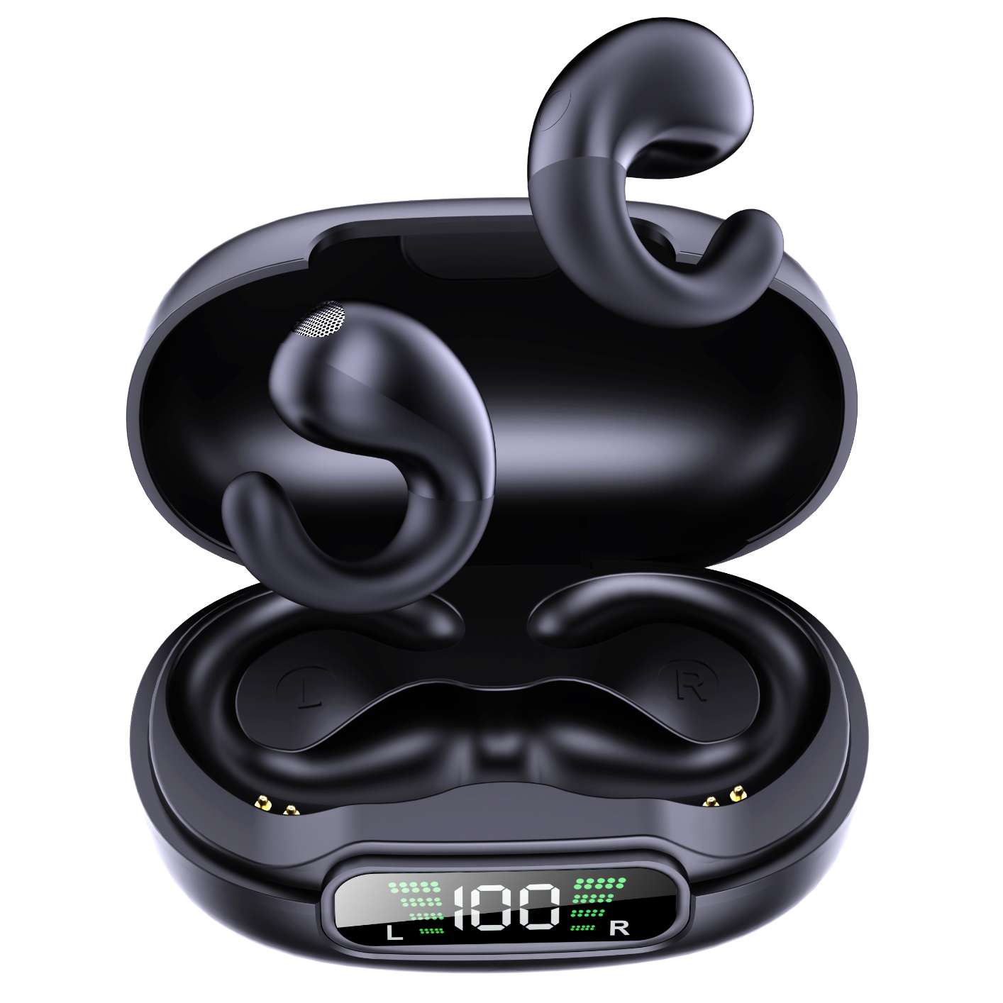YYK-Q92 Wireless Ear Clip Bone Conduction Headphones Waterproof