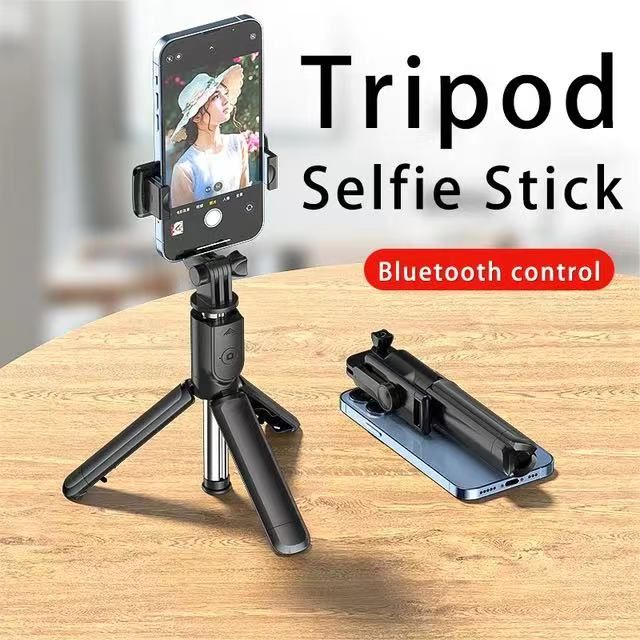 Bluetooth Wireless Selfie Stick Mini Tripod Extendable Monopod Remote Shutter For iPhone Samsung Xiaomi Phone Holder 