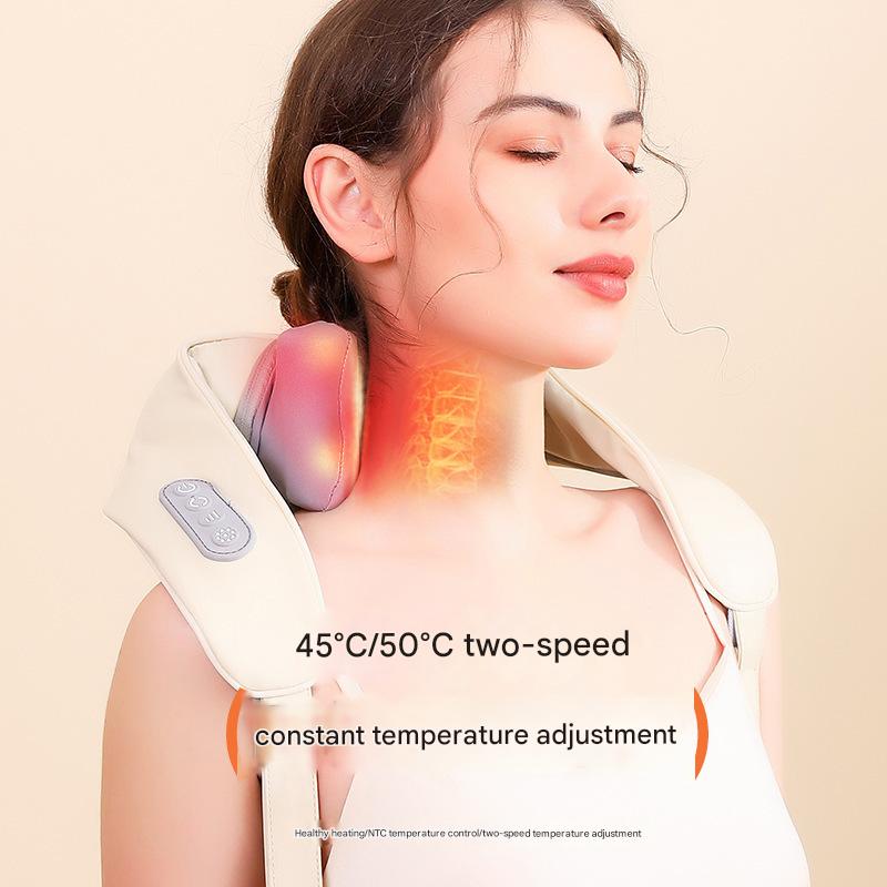 Traverse machine massager shoulder and neck massager cervical vertebra hot compress home cervical vertebra massage massager