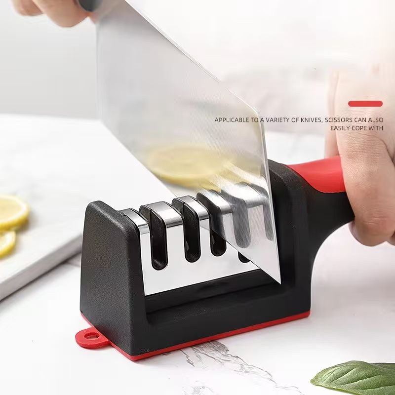 Knife Sharpeners 4 Stages Professional Kitchen Sharpening Stone Grinder Knives Kitchen Knife AccessoriesKnif