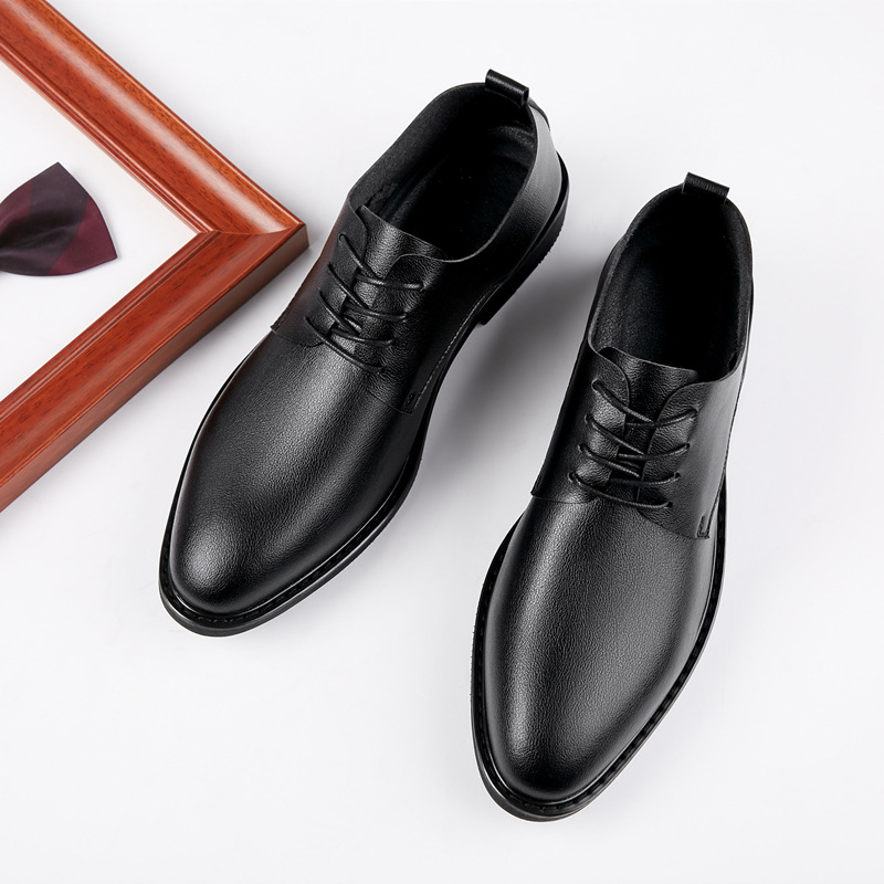 #8820 Microfiber Leather Shoes Men Flats Fashion Men's Casual Shoes Man Soft Comfortable Lace up Shoes