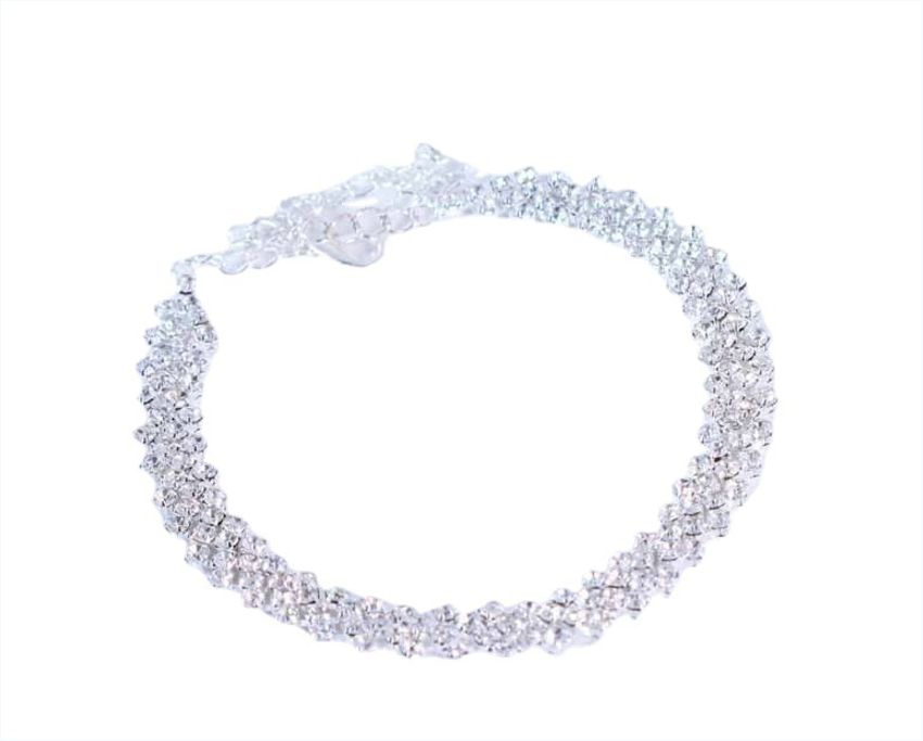 Rhinestone Diamond Anklet Jewelry For Women Heart Beach Foot Chain Anklets