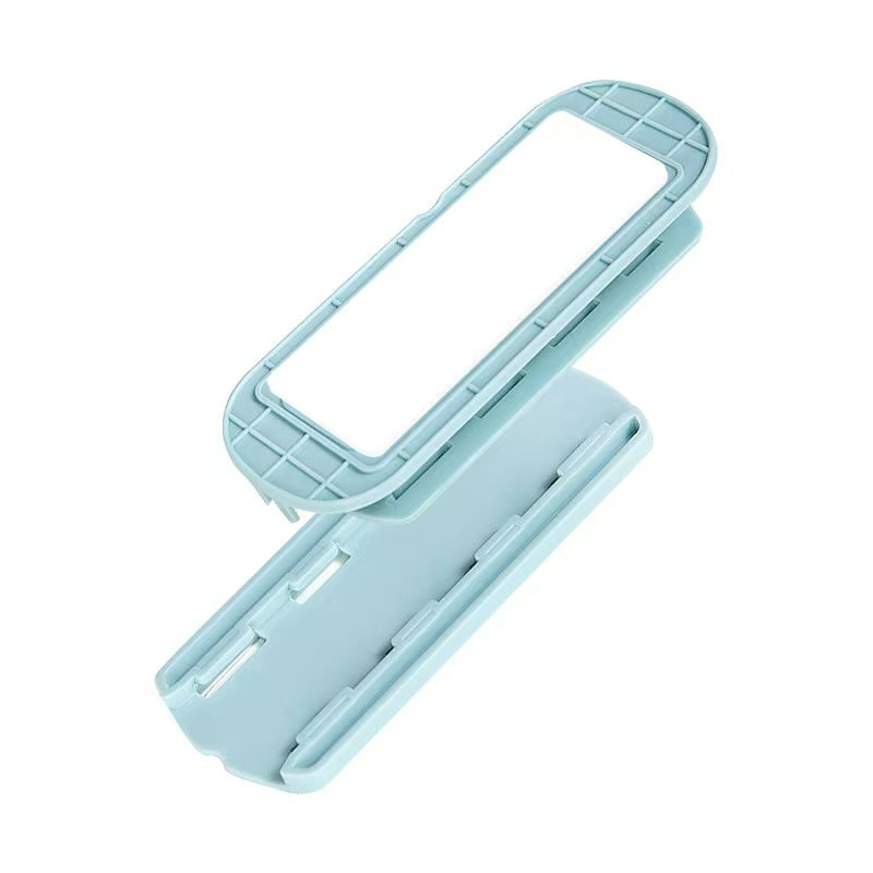 Self Adhesive Power Strip Holder Fixator- Power Strip Holder with Wire Winding Function No Hole Plug-in Wall Socket Sticker Fixer Household Fixator Wall Mount Punch for Home and Office