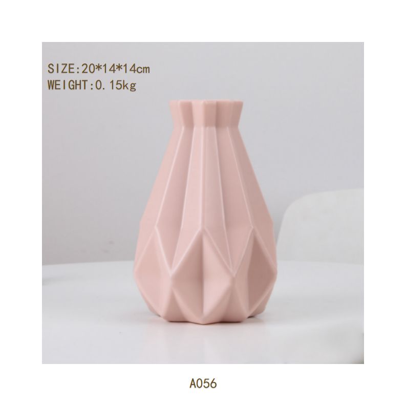 Vase ornaments living room flower arrangement American dining table modern luxury wind home TV cabinet dried flowers soft decorations plastic bottles group 5