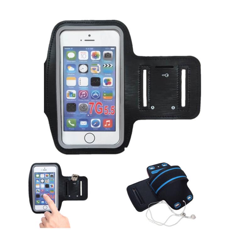 iPhone Android Phone Sport Bags Arm Band Cases Dirt-resistant Hand Bag Pouch Belt Cover 5.5 inch
