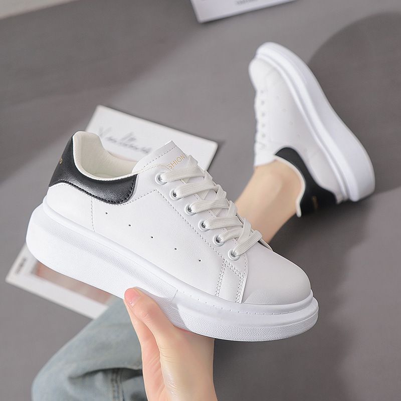 New women's shoes Korean version breathable small white shoes female students Korean version thick sole female casual shoes ZM-99080