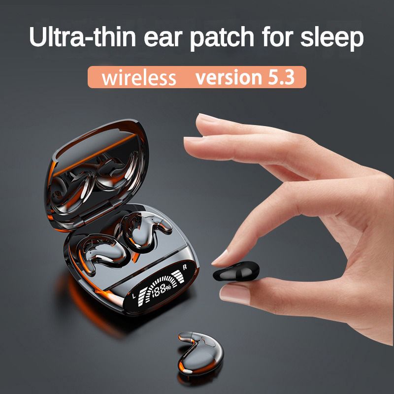 Sleep Invisible Earbuds Tiny Mini Headphones Hidden Noise Cancelling TWS Wireless Headsets Sports Stereo Bluetooth 5.3 Earphone