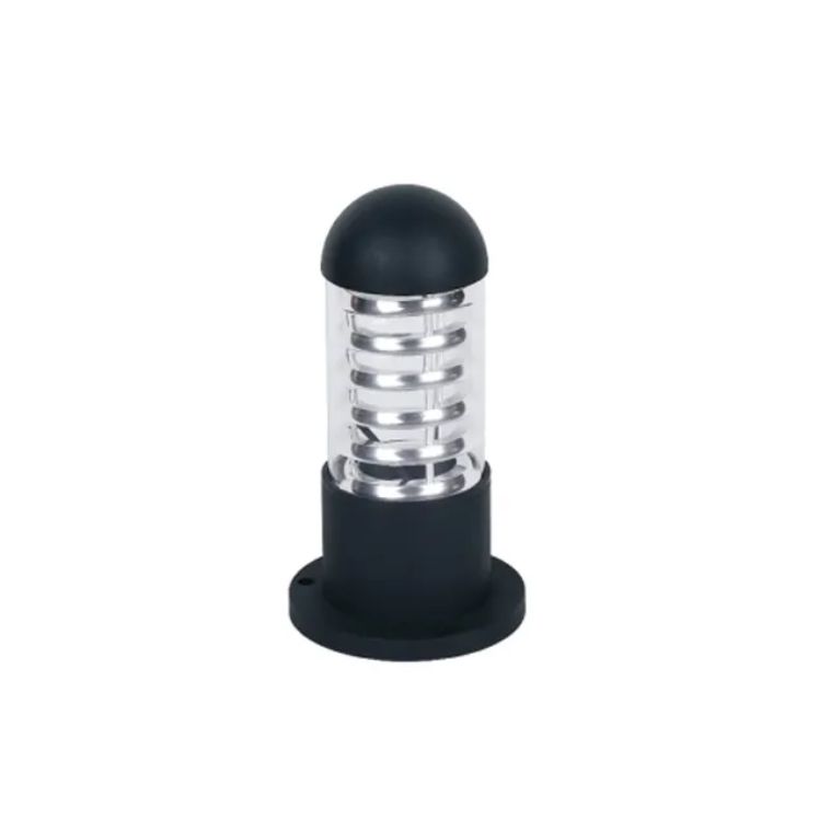 Outdoor waterproof IP54 garden lawn bollard light -Input voltage: 220-240V - Max power: 40W - holder type: e27 screw bulb holder - Ideal for illuminating pathways and patios - Simple to install, both root and surface mountable
