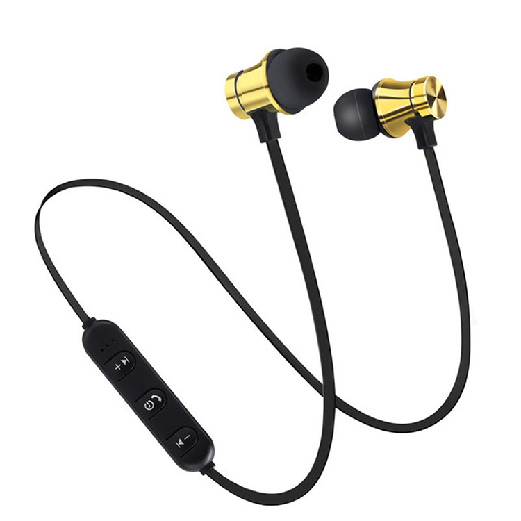 Magnetic Wireless Bluetooth Earphones Music Headset Phone Neckband Sport Earbuds Earphone With Mic For All Phone