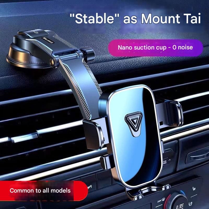 Car Phone Holder Dashboard Gravity Navigation Bracket 360° Rotatable Suction Cup Mount Support Charging for All Smart Phones
