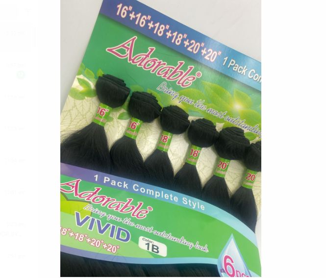 Adorable Brazilian NATURAL 100% High-temperature hair synthetic fiber 16"18"20" 220g premium synthetic hair

