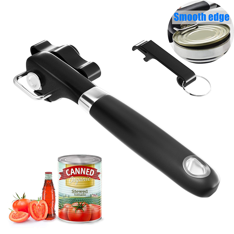 Manual Can Opener Smooth Edge Multifunctional Stainless Steel Handheld  Sharp Cutting for Beer/Tin/Bottle