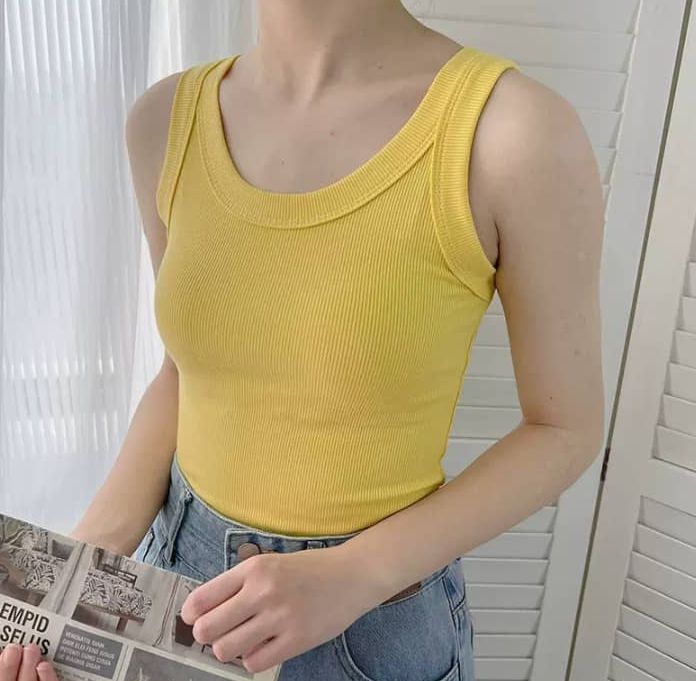 New Design Fashionable Gym Yoga Plain Color Loose Vest Women Running Fitness Sports Workout Cotton Tank Tops