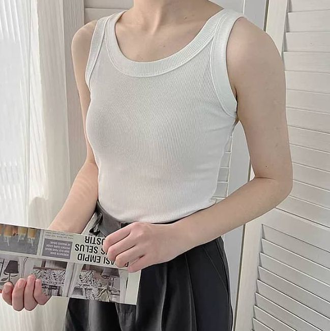 New Design Fashionable Gym Yoga Plain Color Loose Vest Women Running Fitness Sports Workout Cotton Tank Tops