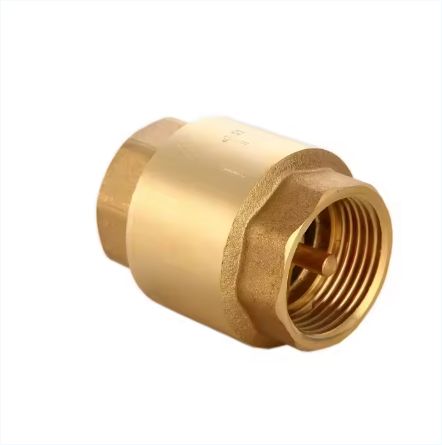 Vertical washer Brass check valve price Water Spring swing one way Check Valve
