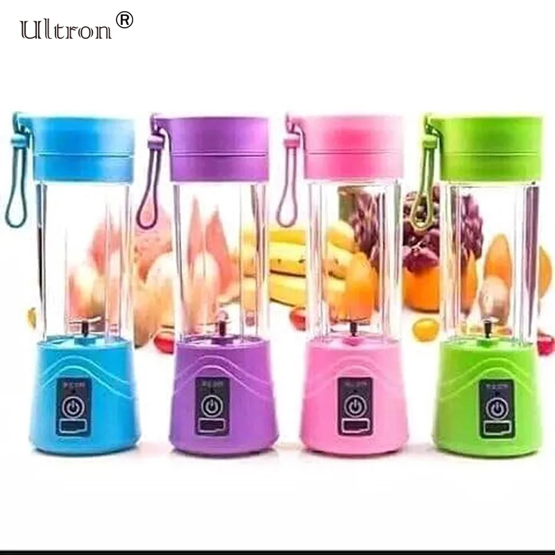 Ultron Mini Portable Blender Mixer Fruit Rechargeable with USB,for Smoothie, Fruit Juice, Milk Shakes,380ml 