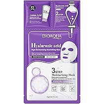 Collagen trilogy Facial moisturizing cleansing mask VOILET-HYALURONIC ACID