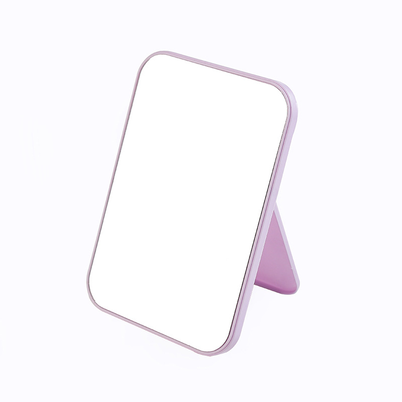 Rectangle Folding Travel Mirror Tabletop Makeup Mirror Portable Ultra Thin Compact Vanity Mirror for Cosmetic