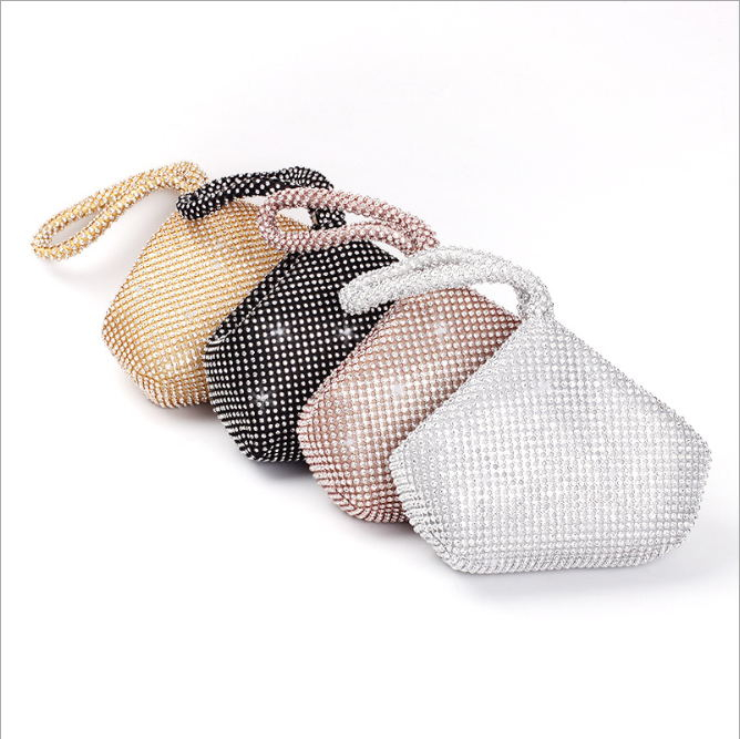 Soft Beaded Women Evening Bags Cover Open Style Lady Wedding Bridalmaid