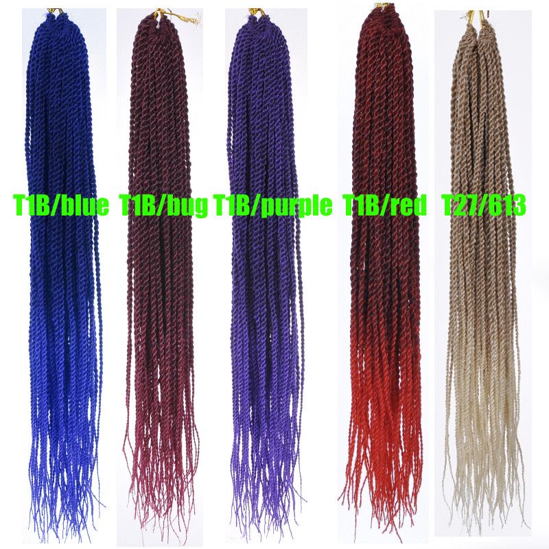 Wigs for women with long straight hair Black braids Senegal braid hair Hand-braided long hair