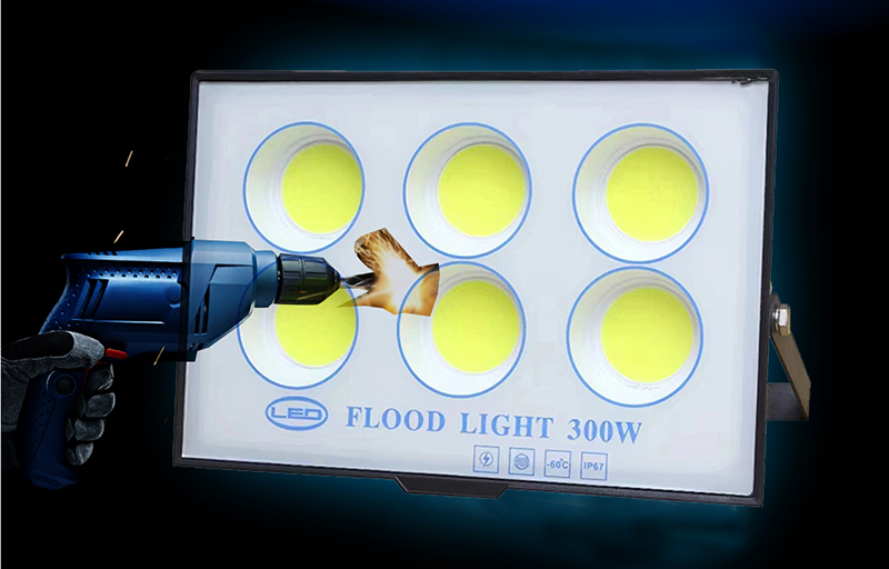 Leopard Cat LED COB Floodlight 500W  400W 300W 200W 100W 50W Flood Light Outdoor Lighting 220V Spotlight IP65 Modern Waterproof Outdoor Led Garden Lamp