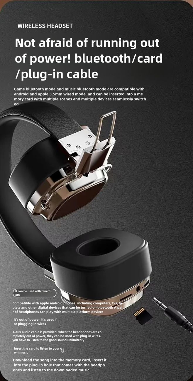 Bone Conduction Headset Motorbike Motorcycle Headset Wireless Helmet Headphones with FM Radio Microphone Stick Micro