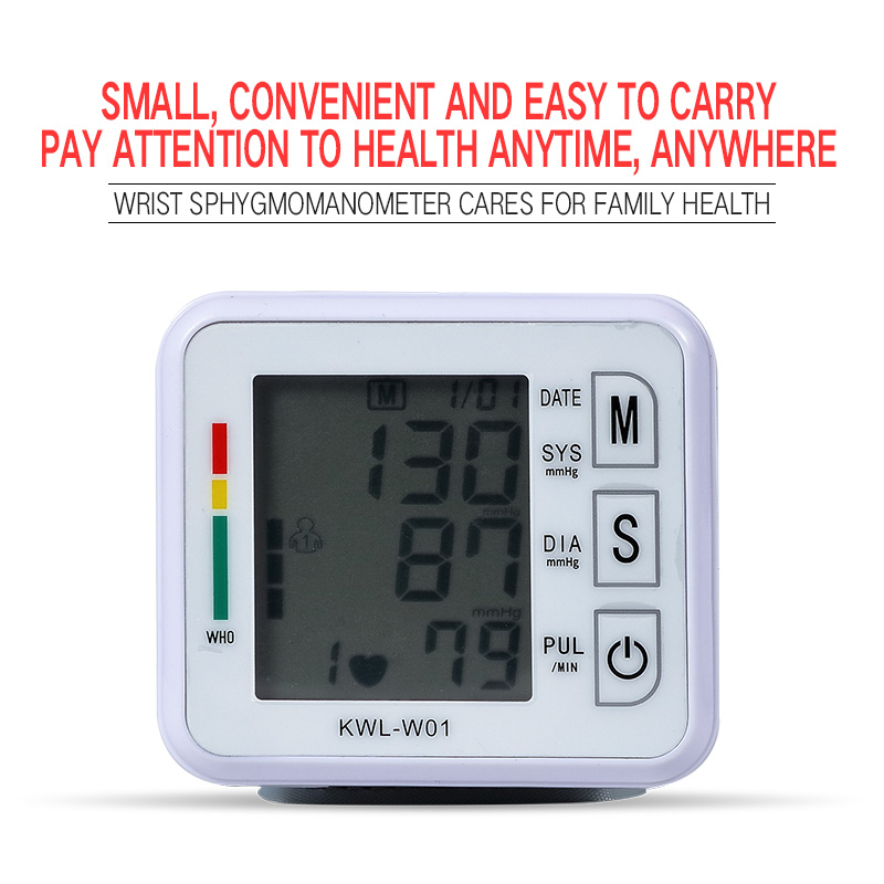 KWL-W01 Automatic Digital Arm Blood Pressure Monitor Cuff, Portable Electronic Blood Pressure Meter Monitor