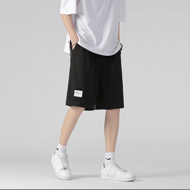 X17 summer men loose fit quick dry shorts beach party streetwear knee length shorts running walking hiking sports moto biker shorts