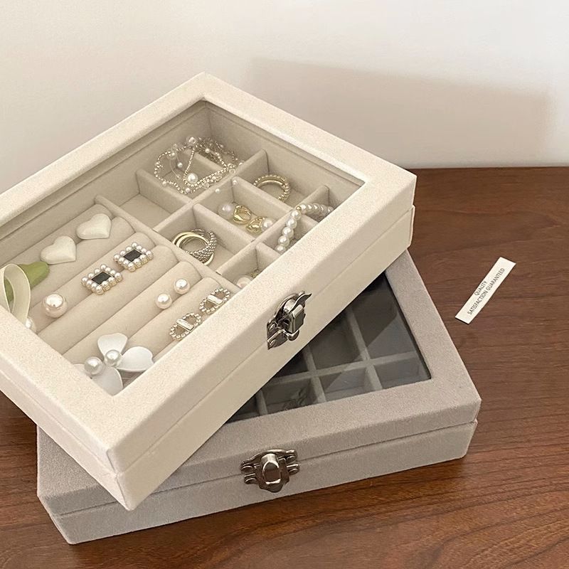 Simple Jewelry Box, Large Capacity Portable Storage Box