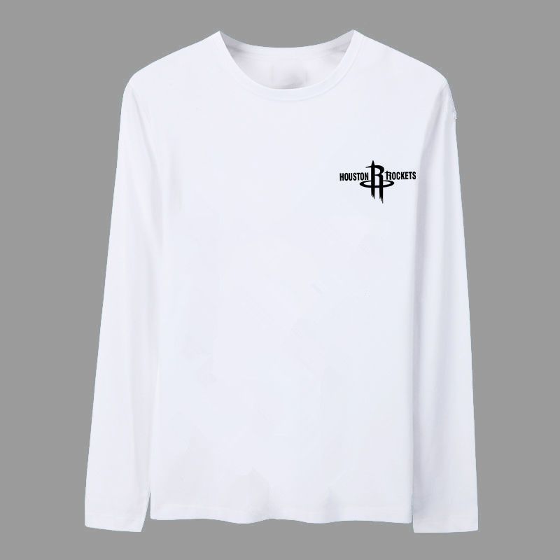 KT1721 Men Fashion Long Sleeve T-Shirt For Plain White Clothing Man O Round Neck Solid T Shirt Clothes Tshirt Top For Summer