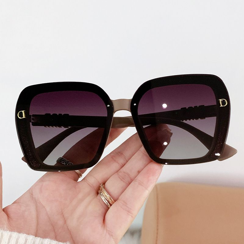 8850 Women's New Rimless Letter Sunglasses UV Blocking Sunglasses