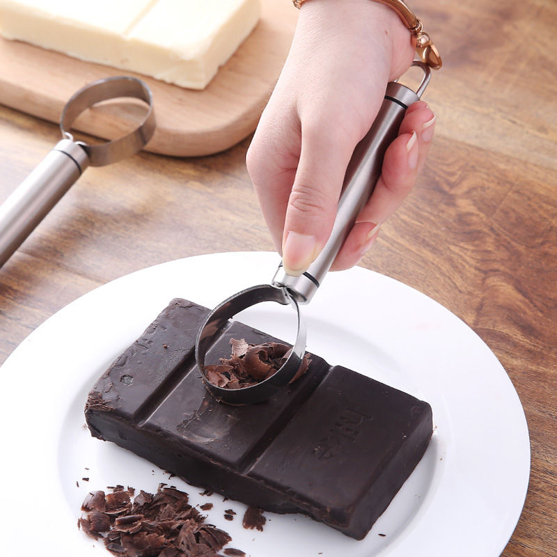 304 stainless steel chocolate shaving roll knife chocolate shaving chip cutter chocolate shaver baking tools scraper