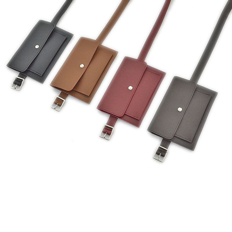 Classic Trendy Waist Bags Fashion Women Belt Pack Vintage Mini Bags Pu