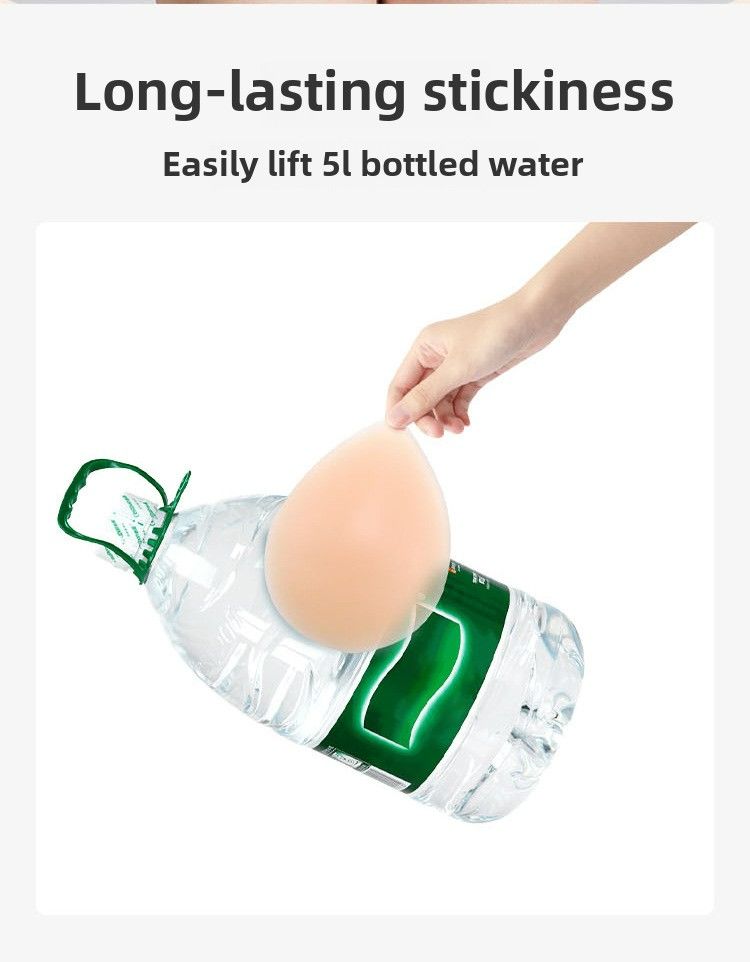 Self-adhesive silicone hip padding with water drop shape. Slimming and showing a thin waist, highlighting the waist-hip ratio. Hip padding for thickening and shaping.
