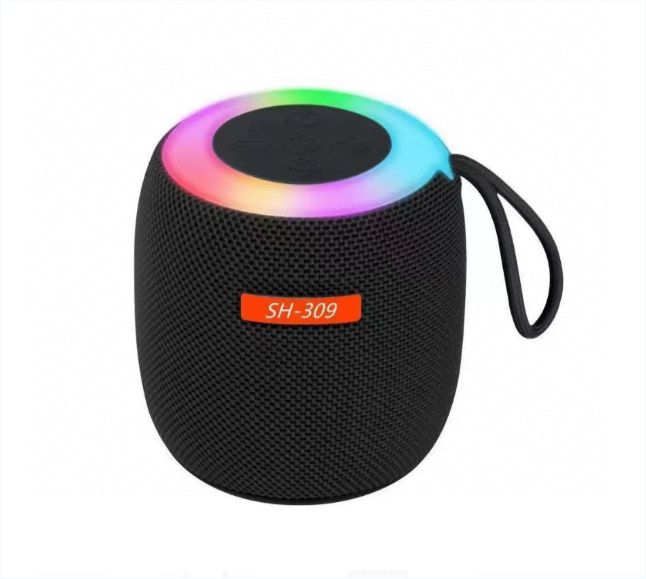 Portable Bluetooth Mini Subwoofer Hifi Pink BT Speakers With RGB Flashing