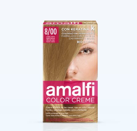 Amalfi Hair colouring cream medium blonde color creme