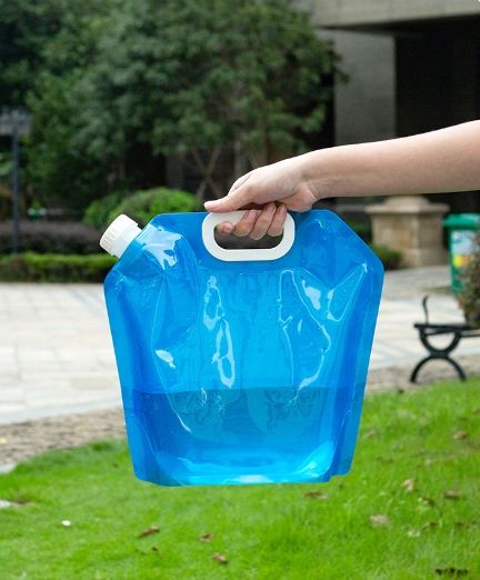 Water storage;Water bag;Outdoor water storage;Collapsible water bag10L 39*39.5CM BLUE