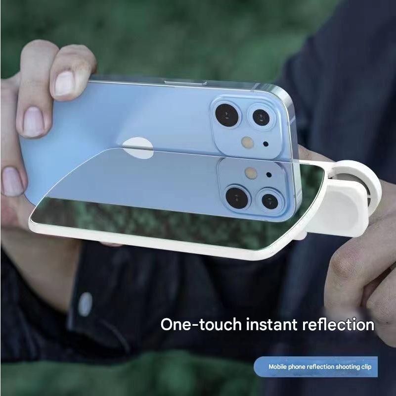 Lens Attachment Rear Mirror Sky Reflection Camera Travel Outdoor Phone Holder Selfie Lens Universal for Students
