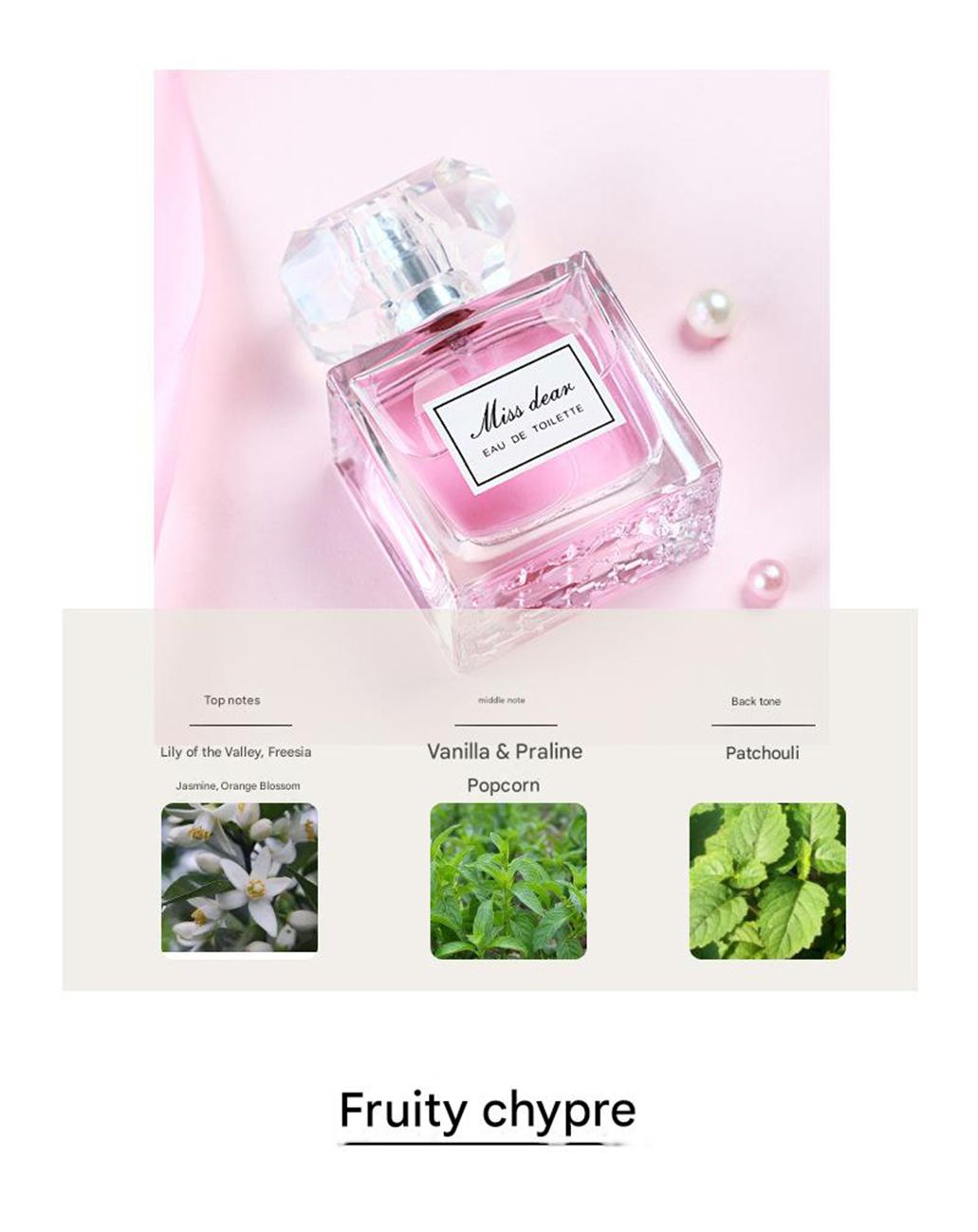 Miss Sweetheart women's perfume long-lasting light fragrance fresh 45ml